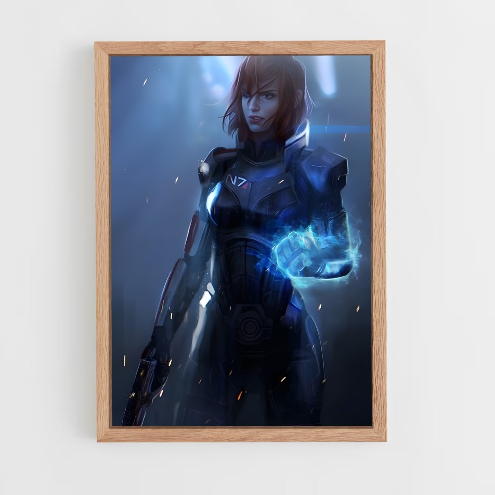 Poster L'Éclat de l'Héroïne – affiche Mass effect (vue 4)